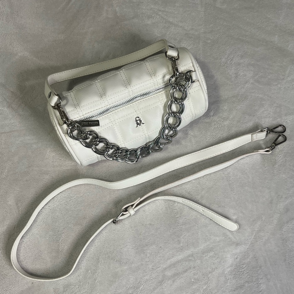 Steve Madden Chain Barrel Bag with Detachable Straps​​​​​​​​​​​​